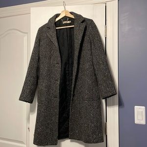 Jcrew gray coat size small